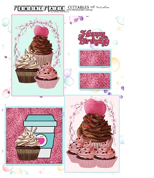 Cuttables cupcakes. Min buy 5